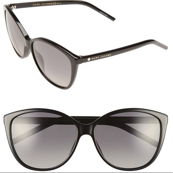Marc Jacobs Accessories - NWT Marc Jacobs 58mm Butterfly Black Sunglasses